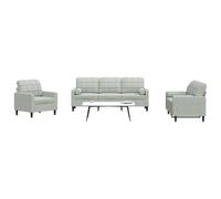 Vidaxl Ensemble De Canapés 3 Pcs Et Coussins Et Traversins Velours Multicolore