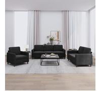 vidaXL Ensemble de Canapés 3 pcs, Sièges avec Coussins, Canapés avec Accoudoirs et Dossier, Meubles de Salle de Séjour, 3201939