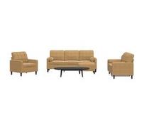 Vidaxl Ensemble De Canapés 4 Pcs Avec Coussins Et Traversins Velours Multicolore