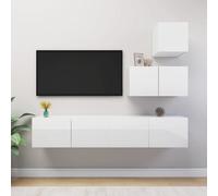 Vidaxl Ensemble De Canapés 4 Pcs Avec Coussins Noir Tissu Noir