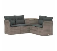 vidaXL Ensemble de Canapés 5 pc Gris et Gris foncé