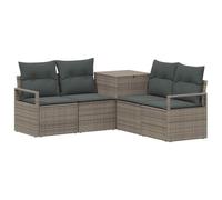 vidaXL Ensemble de Canapés 5 pc Gris et Gris foncé