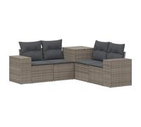 vidaXL Ensemble de Canapés 5 pc Gris et Gris foncé