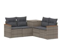 vidaXL Ensemble de Canapés 5 pc Gris et Gris foncé