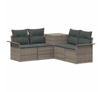 vidaXL Ensemble de Canapés 5 pc Gris et Gris foncé