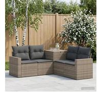 vidaXL Ensemble de Canapés 5 pc Gris et Gris foncé
