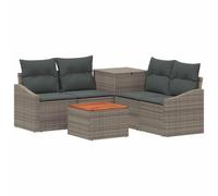 vidaXL Ensemble de Canapés 6 pc Gris et Gris foncé