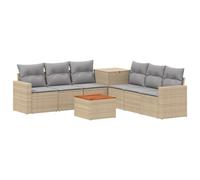vidaXL Ensemble de Canapés 8 pc Beige et Gris Clair