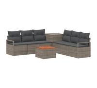 vidaXL Ensemble de Canapés 8 pc Gris et Gris foncé