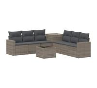 vidaXL Ensemble de Canapés 8 pc Gris et Gris foncé
