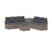 vidaXL Ensemble de Canapés 8 pc Gris et Gris foncé