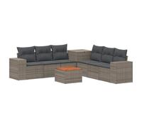 vidaXL Ensemble de Canapés 8 pc Gris et Gris foncé