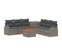 vidaXL Ensemble de Canapés 8 pc Gris et Gris foncé