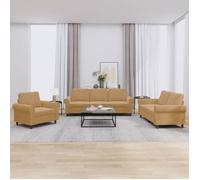 Ensemble de Canapés avec Coussins Sièges Salon 4 pcs Gris Foncé Velours vidaXL
