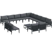 vidaXL Ensemble de Meubles d'extérieur pour Le Jardin, la terrasse ou Le Balcon - Idéal pour Ton Jardin, ta terrasse, ta véranda ou Ton Balcon.