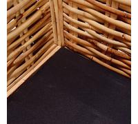 Vidaxl Ensemble De Canapés De Jardin 2 Pcs Avec Coussins Rotin Naturel