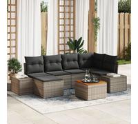 Vidaxl Ensemble De Canapés De Jardin 7 Pièces Avec Coussins