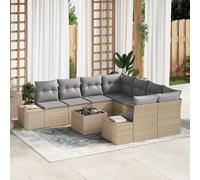Ensemble de canapé de jardin 9 pcs Mobilier Sièges modulables patio vidaXL vidaX