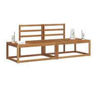 vidaXL Ensemble de canapés d'extérieur 2 pcs Naturel, Canapé de Jardin Moderne, Salon Durable, sièges de Patio, mobilier de Cour, côté Piscine, terrasse, Porche