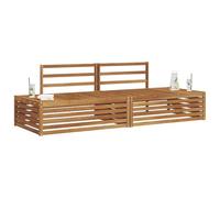 Vidaxl Ensemble De Canapés D'extérieur 2 Pièce Naturel