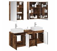 vidaXL Ensemble de canapés d'extérieur 4 pcs Blanc et Beige, Canapé d'angle de Jardin, Salon Moderne, mobilier extérieur pour Un Confort sur Votre terrasse