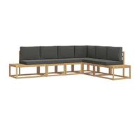vidaXL Ensemble de canapés d'extérieur 4 Pièce Blanc et Anthracite, Canapé d'extérieur, Salon Moderne, mobilier résistant, Ensemble pour Vivre confortablement sur la terrasse