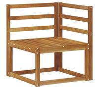 vidaXL Ensemble de canapés d'extérieur 6 pcs Naturel, Canapé d'angle en Bois d'acacia, Meuble de Patio Moderne et résistant, Solution d'assise pour Le Jardin, décoration pour la Cour