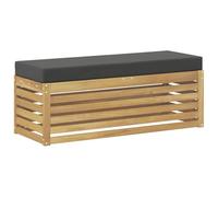 vidaXL Ensemble de canapés d'extérieur Blanc et Anthracite, Salon de Jardin Contemporain, Banc Moderne, Confort Patio, Sofa modulable, détente d'été