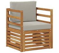 vidaXL Ensemble de canapés d'extérieur Naturel 67 x 63 x 73 cm, Canapé de Jardin, Ensemble sectionnel Moderne, Meubles de Patio résistants, Confort sur la terrasse