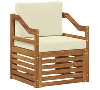 vidaXL Ensemble de canapés d'extérieur Naturel 67 x 63 x 73 cm, Canapé de Jardin, Ensemble sectionnel Moderne, Meubles de Patio résistants, Confort sur la terrasse