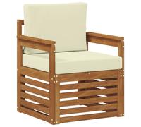vidaXL Ensemble de canapés d'extérieur Naturel 71 x 63 x 73 cm, Canapé de Jardin, Ensemble sectionnel Moderne, Meubles de Patio résistants, Confort sur la terrasse
