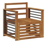 vidaXL Ensemble de canapés d'extérieur Naturel 71 x 63 x 73 cm, Canapé de Jardin, Ensemble sectionnel Moderne, Meubles de Patio résistants, Confort sur la terrasse