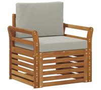 vidaXL Ensemble de canapés d'extérieur Naturel 75,5 x 63 x 73 cm, Canapé de Jardin, Ensemble sectionnel Moderne, Meubles de Patio résistants, Confort sur la terrasse