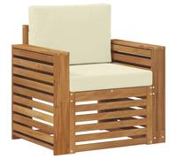 vidaXL Ensemble de canapés d'extérieur Naturel 79 x 63 x 73 cm, Canapé de Jardin, Ensemble sectionnel Moderne, Meubles de Patio résistants, Confort sur la terrasse