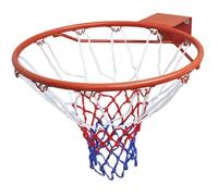 vidaXL Ensemble de Cerceau Panier Basket-Ball avec Filet Orange 45 cm Jeu Cour 87