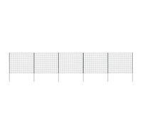 vidaXL Ensemble de Clôture de Jardin Clôture de Ruisseau Piscine Bordure de Jardin Enclos pour Animaux Patio Extérieur 77,5x64 cm Vert