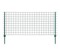 vidaXL Ensemble de Clôture Euro 20x1,2 m Acier Vert Jardin Grillages de Maille