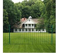 vidaXL Ensemble de Clôture Euro 20x1 m Acier Vert Grillages de Maille Jardin 142811