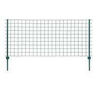 vidaXL Clôture Euro Acier 20x0,8 m Vert