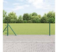 vidaXL Ensemble de clôtures Lot de 2 Vert forêt