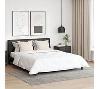 vidaXL Ensemble de Couette 3 pcs Blanc 200 x 220 cm Microfibre