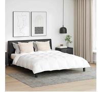 vidaXL Ensemble de couette d'hiver en duvet et plumes blanc 240 x 220 cm avec 2 oreillers, housses en coton 100 %, 3377157