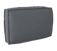 Vidaxl Ensemble De Coussins De Palette 2 Pièces Anthracite Polyester