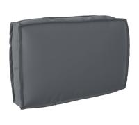 Vidaxl Ensemble De Coussins De Palette 2 Pièces Anthracite Polyester