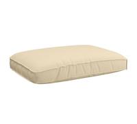 Vidaxl Ensemble De Coussins De Palette Ensemble De 2 Beige Polyester Beige