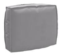 Vidaxl Ensemble De Coussins De Palette Set De 2 Gris Tissu En Polyester