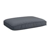 Vidaxl Ensemble De Coussins En Palette 2 Pièces Anthracite Polyester