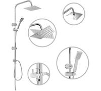 vidaXL Ensemble de douche à deux têtes avec douchette Acier inoxydable