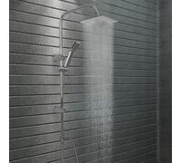 vidaXL ensemble de douche à double soufflet avec douche en acier inoxydable
