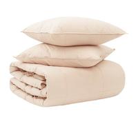 vidaXL Ensemble de Duvet 2 pc 135 x 220 cm Toutes saisons Beige